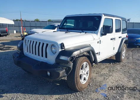2023 Jeep Wrangler 4-Door Sport S 4X4 из США, поврежденный, VIN 1C4HJXDG1PW531053